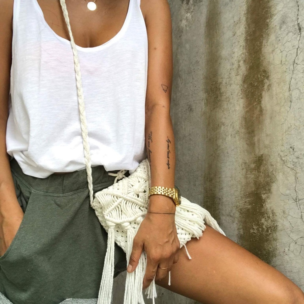 Bohemian Crochet Crossbody Bag
